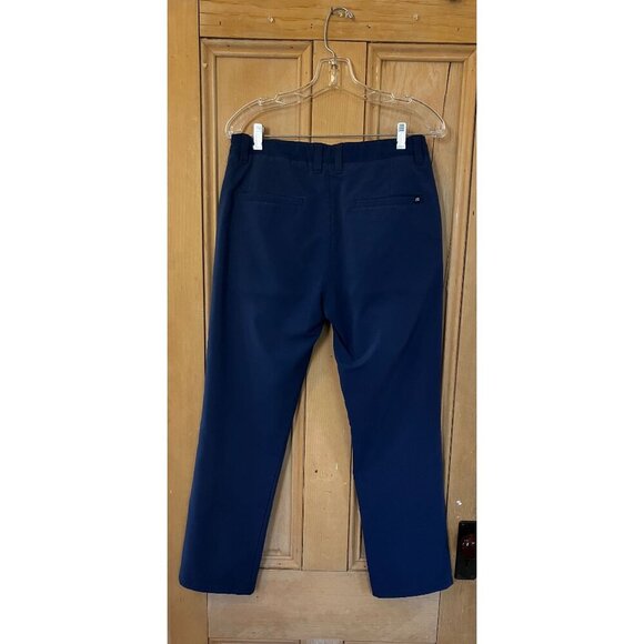 Travis Mathew Mens Chino Straight Leg Golf Pants Size 30x28 Blue Navy AN EXC - Picture 10 of 12